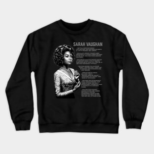 Sarah Vaughan Crewneck Sweatshirt